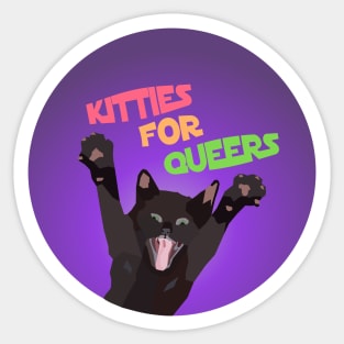 Kitties For Queers Sticker